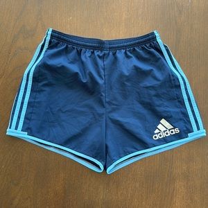 Adidas Climalite Adizero Navy/light blue soccer shorts